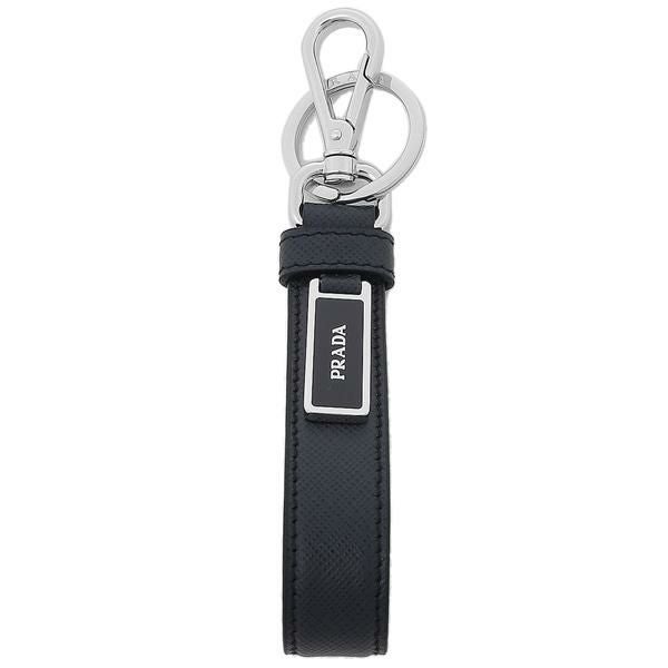 プラダ キーリング キーホルダー サフィアーノ ネイビー メンズ/レディース PRADA 2PP709 053 F0216 詳細画像