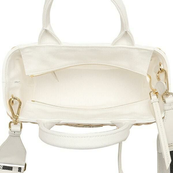 【最終価格】PRADA カナパ ショルダーバッグ ホワイトベージュ 人気商品 PRADA（プラダ） カナパ ハワイ限定 2WAYバッグ ハンドバッグ
