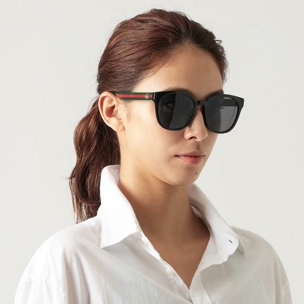 グッチ GUCCI インターロッキングG メガネ 衣料品 プラスチック レディース ボルドー系 / アイボリー系 / ブラウン系 GG1302O 【中古】 GUCCI - グッチ GUCCI インターロッキングG メガネ 衣料品