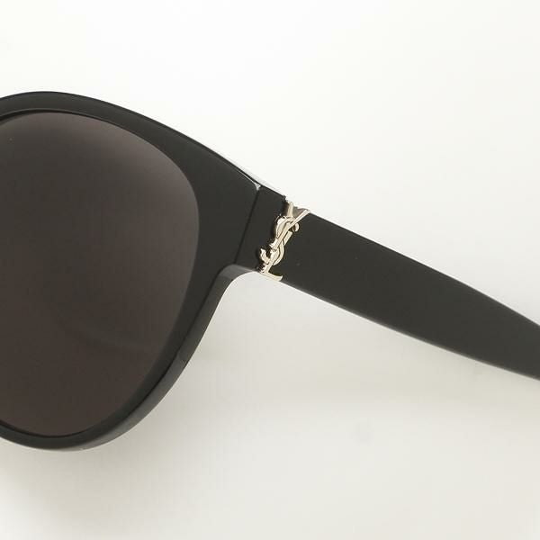 サンローランパリ サングラス アイウェア レディース 57サイズ ブラック アジアンフィット SAINT LAURENT PARIS SL M39 K 001 ボストン 詳細画像