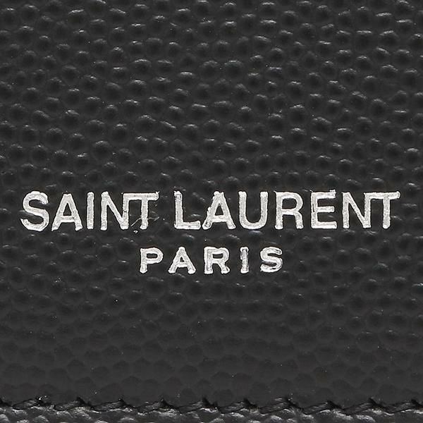 サンローランパリ カードケース フラグメントケース ブラック メンズ レディース SAINT LAURENT PARIS 609362 BTY0N 1000 詳細画像
