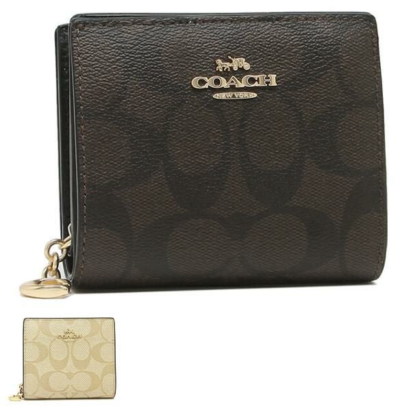コーチ アウトレット 二つ折り財布 シグネチャー ミニ財布 レディース COACH FC3309