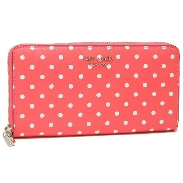 ケイトスペード 長財布 スペンサードット ピンクマルチ レディース KATE SPADE PWR00322 745