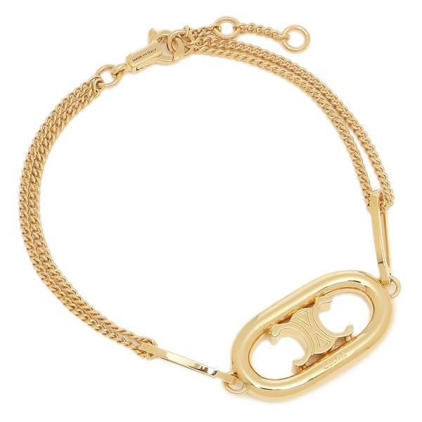 セリーヌ ブレスレット バングル アクセサリー マイヨン トリオンフ ゴールド レディース CELINE 46S906BRA 35OR