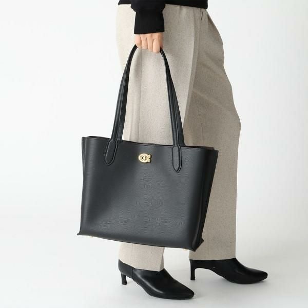 コーチ トートバッグ  ブラック レディース COACH C0689 B4BK A4対応