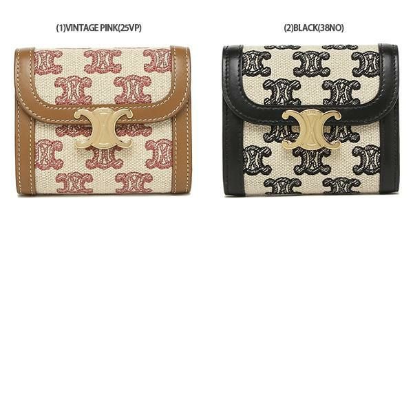 セリーヌ 三つ折り財布 トリオンフ スモールフラップ ウォレット レディース CELINE 10D782DAW 詳細画像