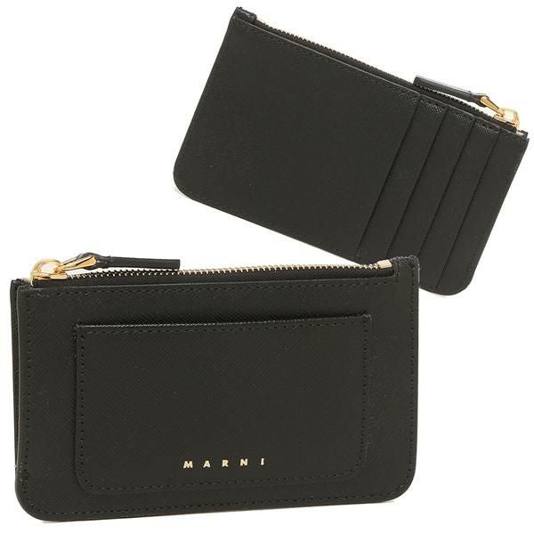 マルニ カードケース ウォレット ブラック レディース MARNI