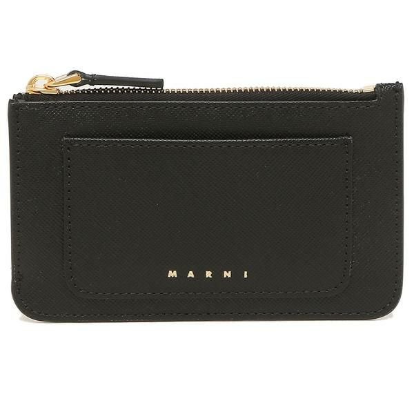 マルニ カードケース ウォレット ブラック レディース MARNI
