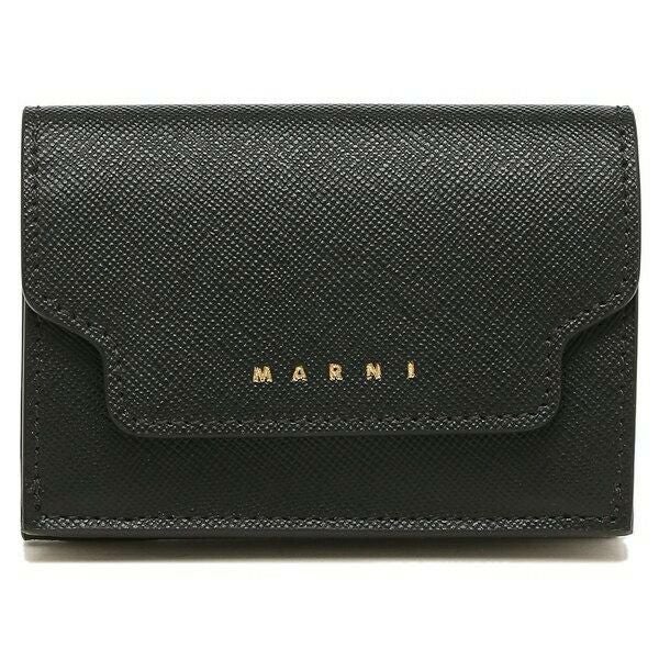 マルニ  三つ折り財布 トリフォールドウォレット  ミニ財布 ベージュ レディース MARNI PFMOW02U07 LV520 詳細画像