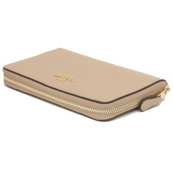 コーチ アウトレット 二つ折り財布 ベージュ レディース COACH C4124 IMTAU 詳細画像