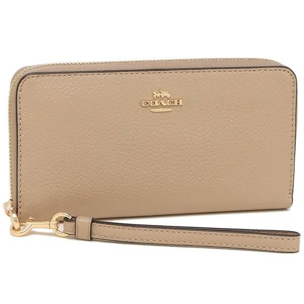コーチ アウトレット 長財布 ベージュ レディース COACH C4451 IMTAU