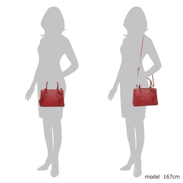 プラダ ハンドバッグ ショルダーバッグ ガレリア サフィアーノ ミニ