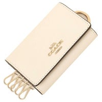 コーチ アウトレットキーケース ホワイト レディース COACH 76741 IMCHK