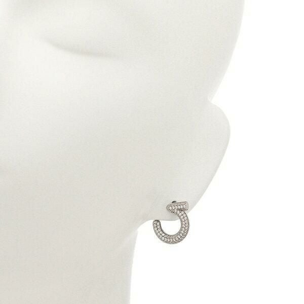 サルヴァトーレフェラガモ  ピアス アクセサリー ガンチーニ アシンメトリー クリスタル レディース Salvatore Ferragamo 760481 詳細画像