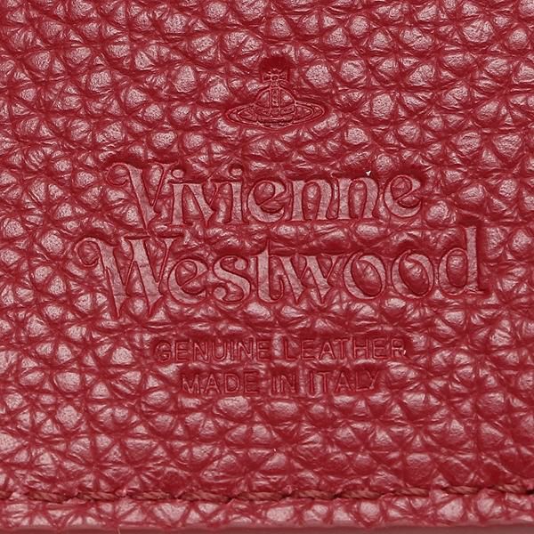 ヴィヴィアンウエストウッド 二つ折り財布 ジョーダン レッド メンズ レディース VIVIENNE WESTWOOD 51010024 41817 H402 詳細画像