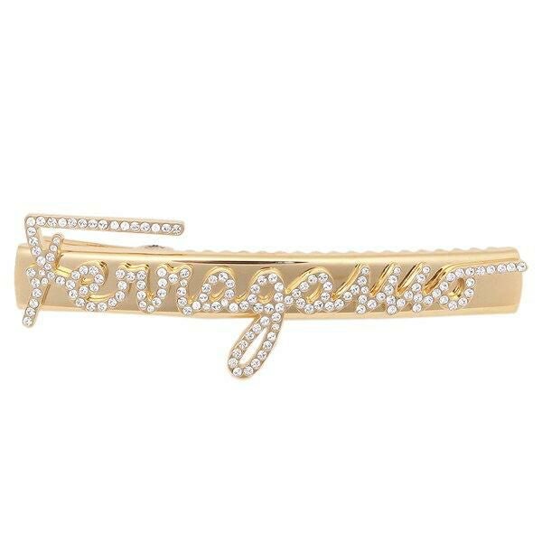 フェラガモ バレッタ ヘアアクセサリー ヘアクリップ ゴールド