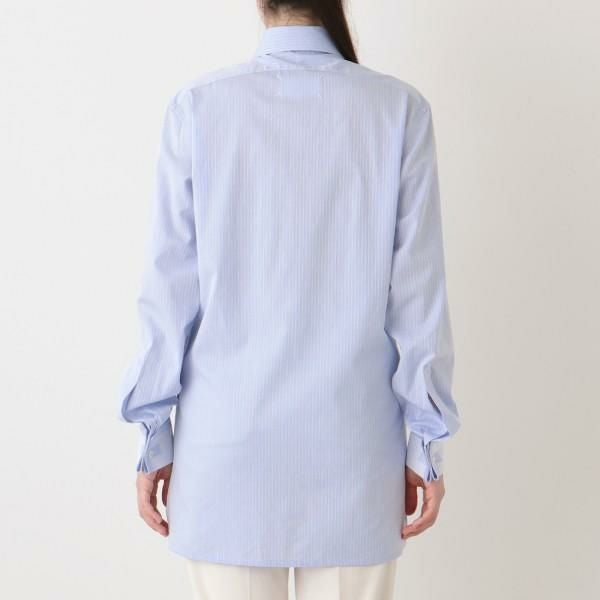 メゾンマルジェラ トップス シャツ ブルー レディース Maison Margiela S51DL0375 S52935 002F 詳細画像