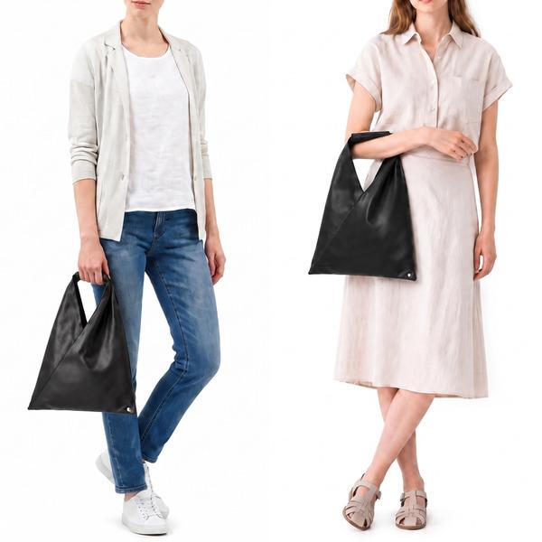 エムエムシックス メゾンマルジェラ トートバッグ ジャパニーズバッグ ブラック レディース MM6 Maison Margiela S54WD0043 P4313 T8013 詳細画像