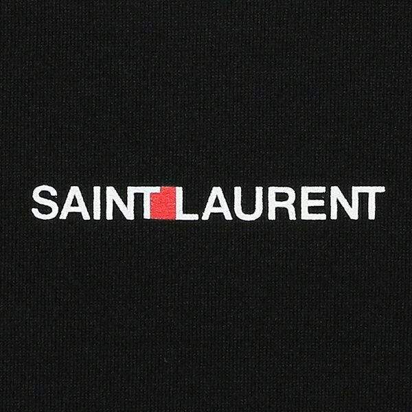 サンローランパリ Tシャツ トップス ロゴ ブラック レディース SAINT LAURENT PARIS 460876 YB2DQ 1000 詳細画像