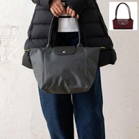 ロンシャン  トートバッグ プリアージュ グリーン Sサイズ リサイクル レディース LONGCHAMP L2605 919