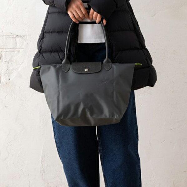 ロンシャン  トートバッグ プリアージュ グリーン Sサイズ リサイクル レディース LONGCHAMP L2605 919 詳細画像