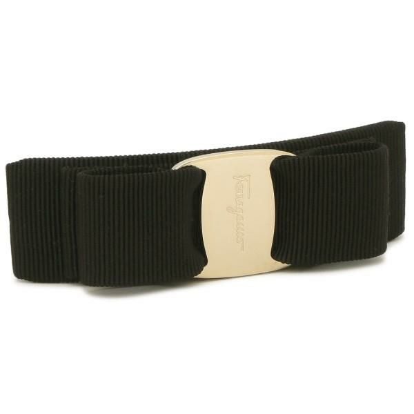 フェラガモ バレッタ アクセサリー レディース ヴァラ VARA リボン  Salvatore Ferragamo 342019 495450 ブラック 詳細画像