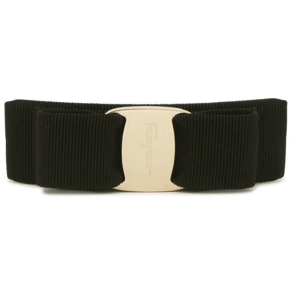 フェラガモ バレッタ アクセサリー レディース ヴァラ VARA リボン  Salvatore Ferragamo 342019 495450 ブラック 詳細画像