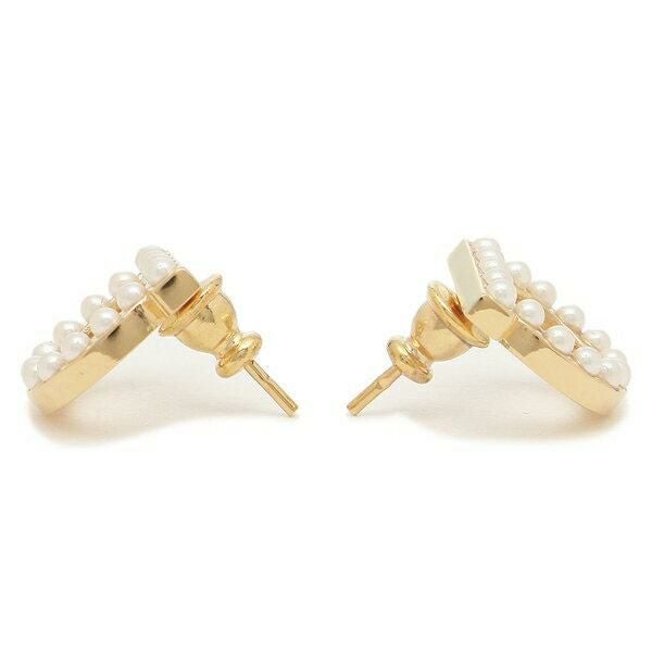 フェラガモ ピアス アクセサリー ガンチーニ クリスタルパール ミディアム ゴールド レディース Salvatore Ferragamo 760125 696581 詳細画像