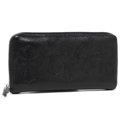 クロムハーツ 長財布 ブラック メンズ CHROME HEARTS 116466 BLACK | AXES