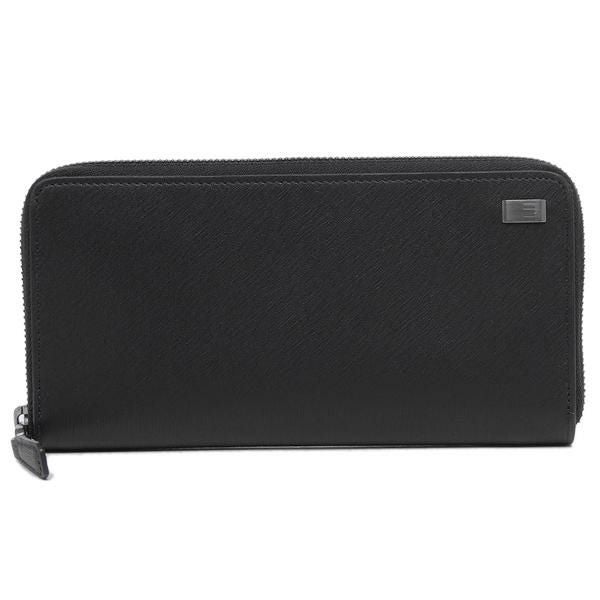 ダンヒル 長財布 サイドカーガンメタル ブラック メンズ DUNHILL