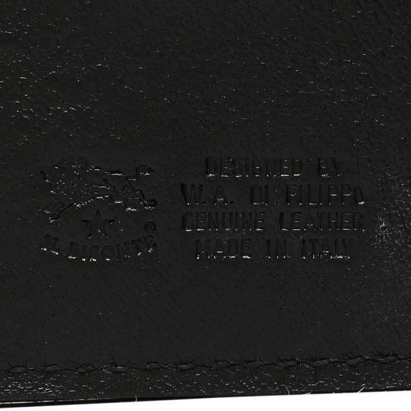イルビゾンテ 二つ折り財布 ブラック メンズ レディース IL BISONTE SBW015 PV0005 BK110 詳細画像