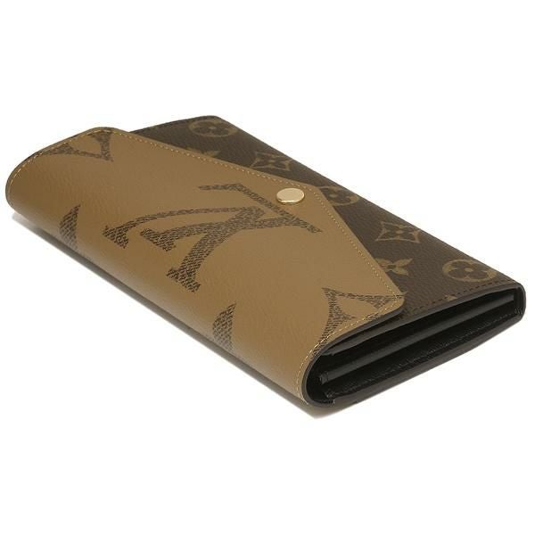 ルイヴィトン 長財布 ポルトフォイユサラ モノグラム ブラウン ベージュ レディース LOUIS VUITTON M80726 詳細画像