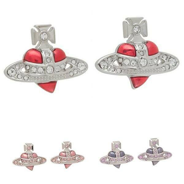 ヴィヴィアンウエストウッド ピアス ディアマンテハート メンズ レディース VIVIENNE WESTWOOD 6201031A