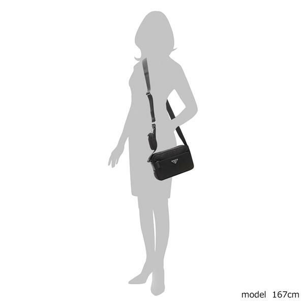 プラダ ショルダーバッグ ポーチ ヴェラ リナイロン ブラック レディース PRADA 1BC167 RV44 B1M F0002 詳細画像