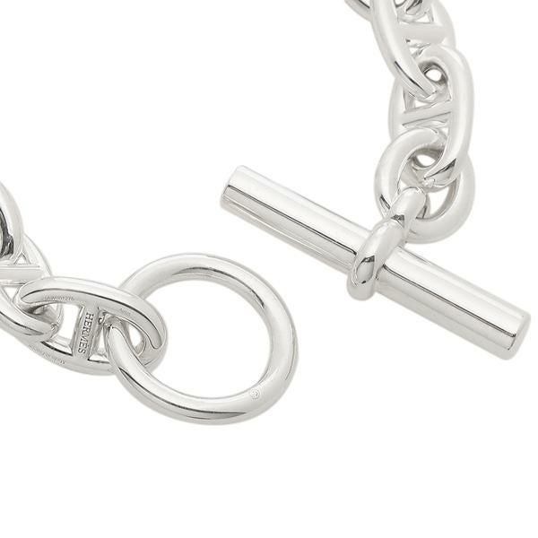 エルメス ブレスレット アクセサリー シェーヌダンクル バングル シルバー レディース HERMES H101994B 詳細画像