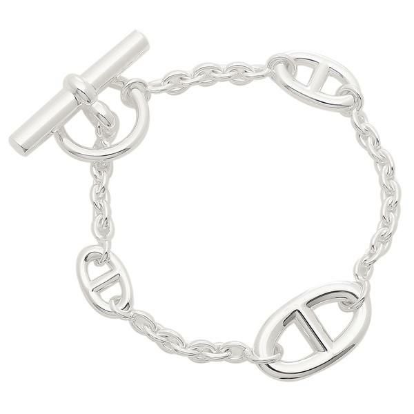 エルメス ブレスレット アクセサリー ファランドール シェーヌダンクル バングル シルバー レディース HERMES H104567B 詳細画像