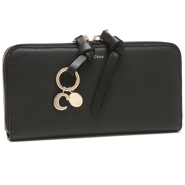 クロエ 長財布 アルファベット ブラック レディース CHLOE CHC21WP941F57 001 詳細画像