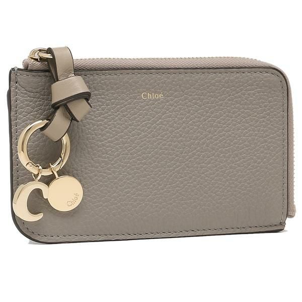 クロエ 長財布 アルファベット グレー レディース CHLOE CHC21WP941F57