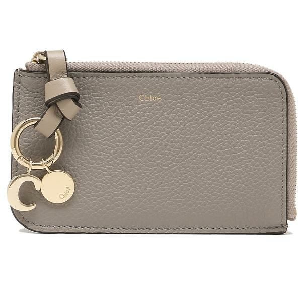 クロエ コインケース アルファベット グレー レディース CHLOE CHC21WP944F57 053 詳細画像