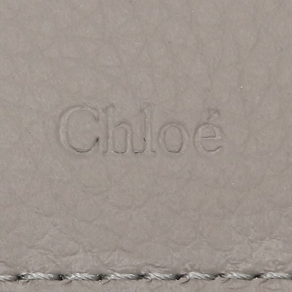 クロエ 三つ折り財布 アルファベット ミニ財布 グレー レディース CHLOE CHC21WP945F57 053 詳細画像
