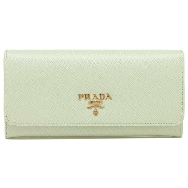 プラダ 長財布 サフィアーノ グリーン レディース PRADA 1MH132 QWA F0934 詳細画像