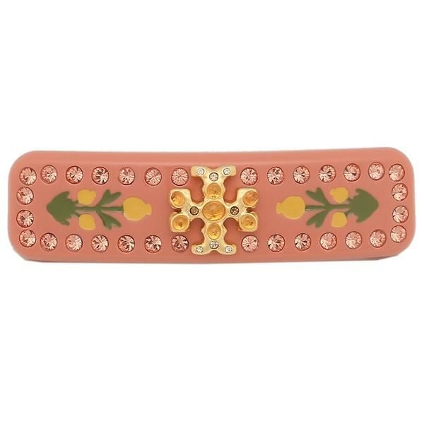 トリーバーチ バレッタ ロクサーヌ ヘアクリップ ピンク マルチ レディース TORY BURCH 85650 650 詳細画像