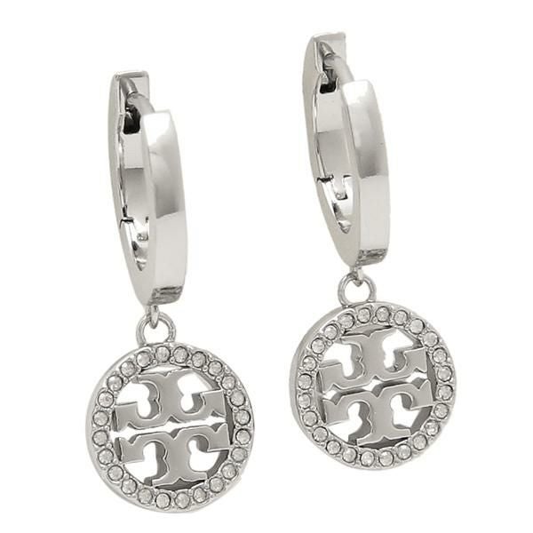 トリーバーチ ピアス ミラー パヴェ フープ シルバー レディース TORY BURCH 87041 042