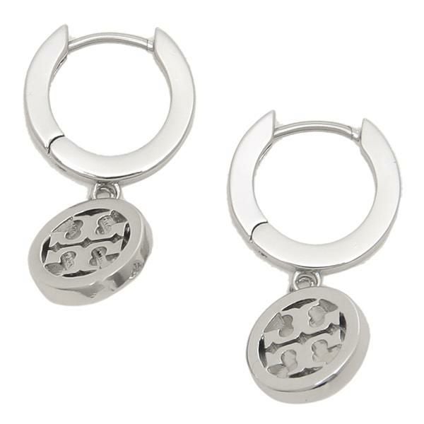 トリーバーチ ピアス ミラー パヴェ フープ シルバー レディース TORY BURCH 87041 042 詳細画像