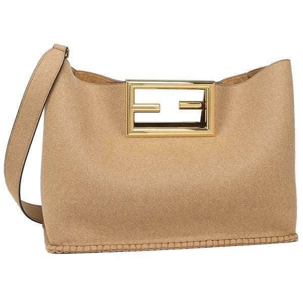 フェンディ ハンドバッグ ショルダーバッグ ウェイ フランネル ベージュ レディース FENDI 8BH391 AHN1 F0J2D A4対応