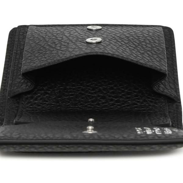 メゾンマルジェラ 二つ折り財布 ミニ財布 ブラック メンズ レディース