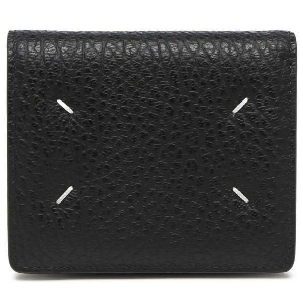 メゾンマルジェラ 二つ折り財布 ミニ財布 ブラック メンズ レディース