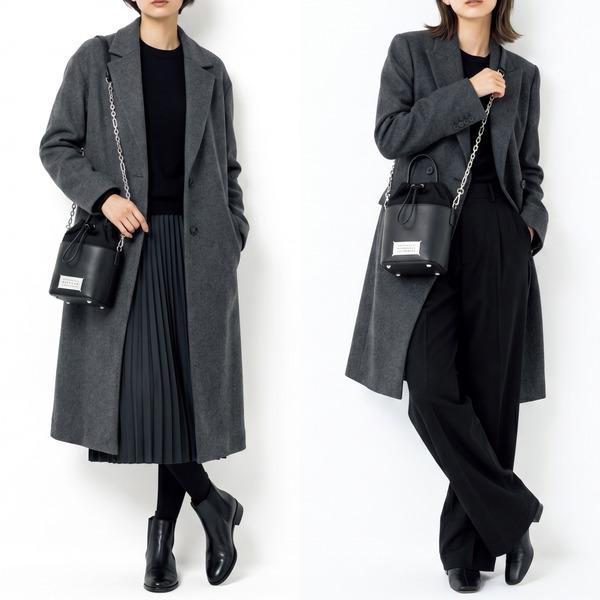 メゾンマルジェラ ショルダーバッグ ハンドバッグ 2WAY バケットバッグ ブラック レディース Maison Margiela S61WG0035 P4348 T8013 詳細画像