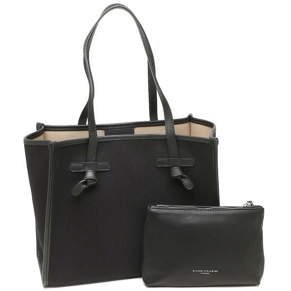ジャンニキアリーニ トートバッグ マルチェッラ Sサイズ ブラック レディース GIANNI CHIARINI BS6849 CNV-SE