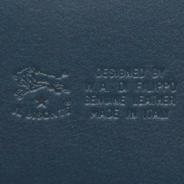 イルビゾンテ カードケース コインケース ネイビー メンズ レディース IL BISONTE SCC032 PG0001 BL137B 詳細画像